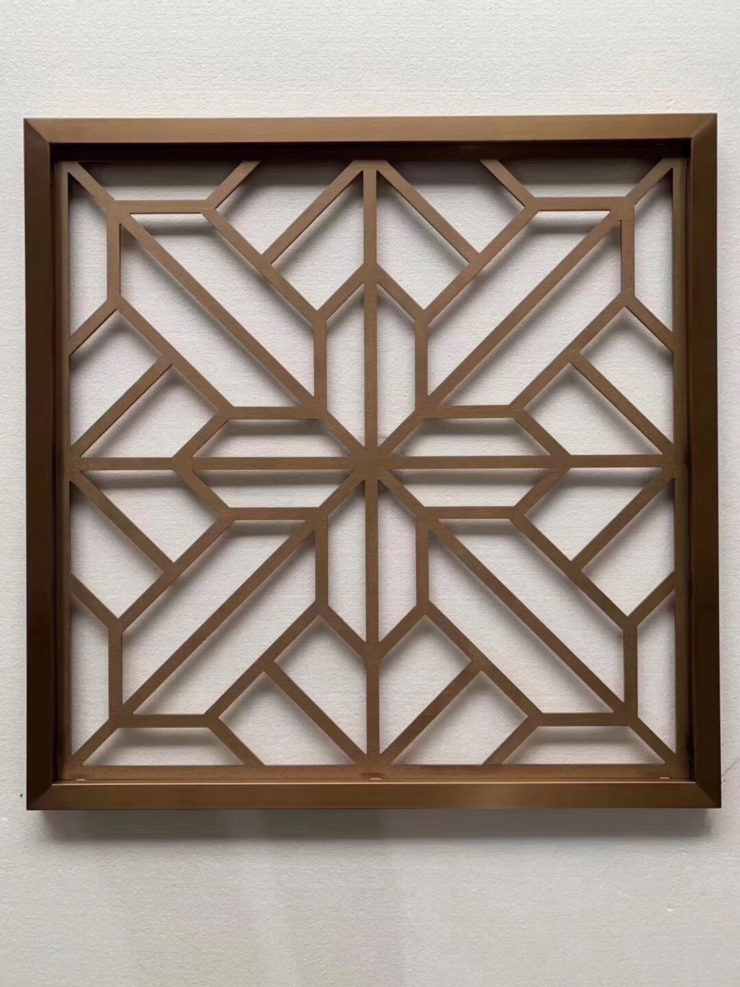 新型仿古铝窗花用焊接雕花技术