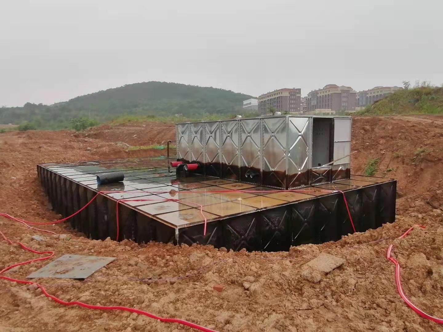 河南bdf地埋式消防水池水箱消防泵房