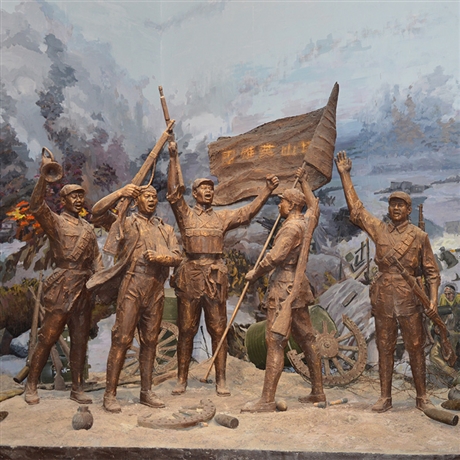 革命胜利铸铜人物雕塑厂家