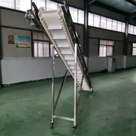 带档边皮带输送机 不锈钢全自动皮带上料机供应