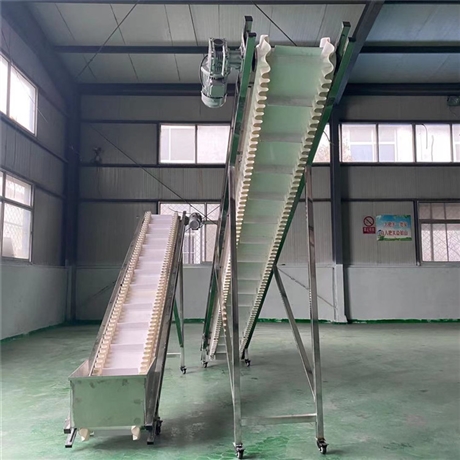 带档边皮带输送机 定制皮带输送机 自动上料输送机