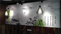 南京餐厅墙绘 餐厅墙绘收费 餐厅手绘墙价格 新视角