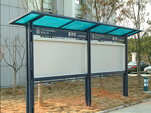 学校宣传栏结构图 不锈钢宣传栏定制 宣传栏生产