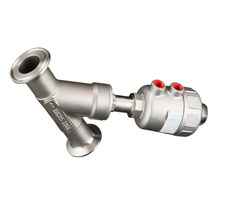 进口快装气动角座阀德国沃德wode蒸汽角座阀