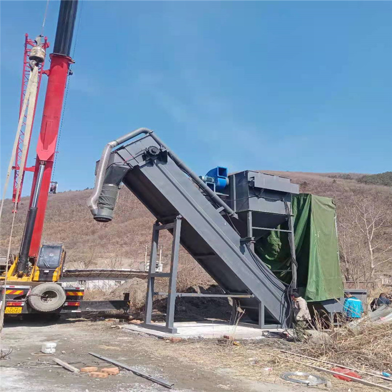 散裝水泥卸車機 集裝箱卸灰輸送機