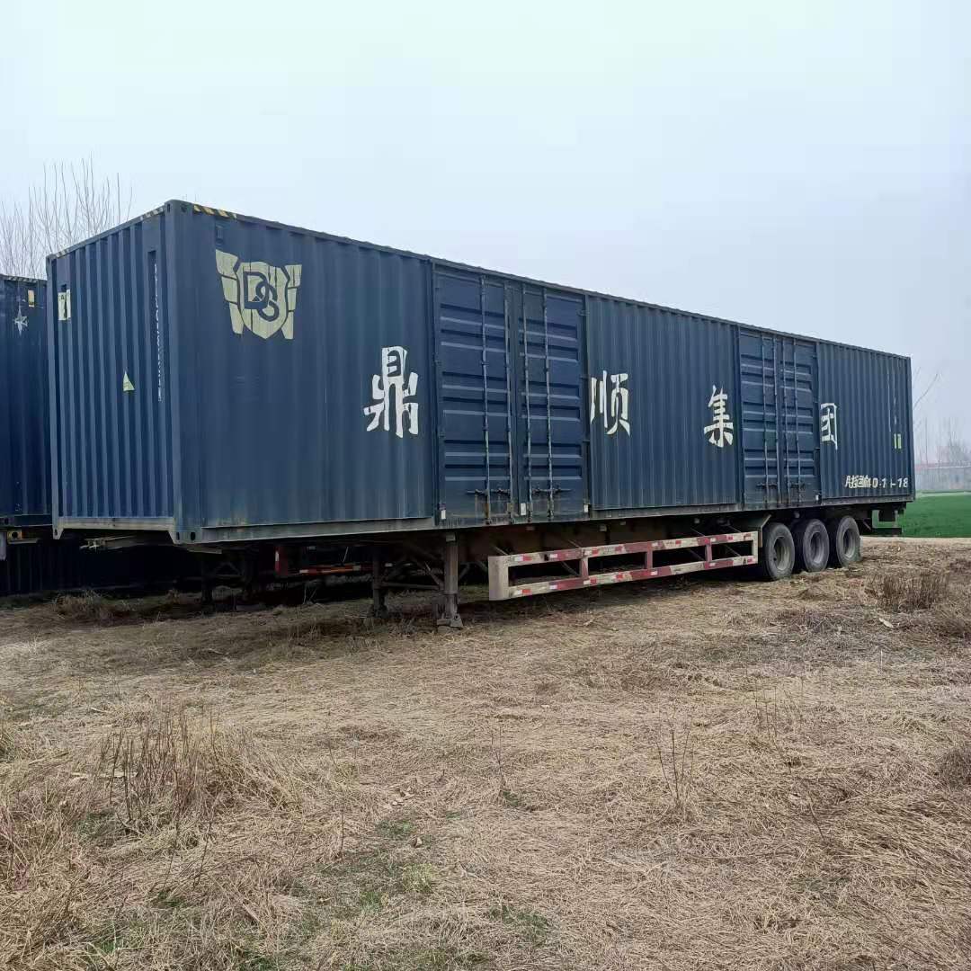 二手130方集装箱 16米集装箱半挂车 集装箱式半挂车