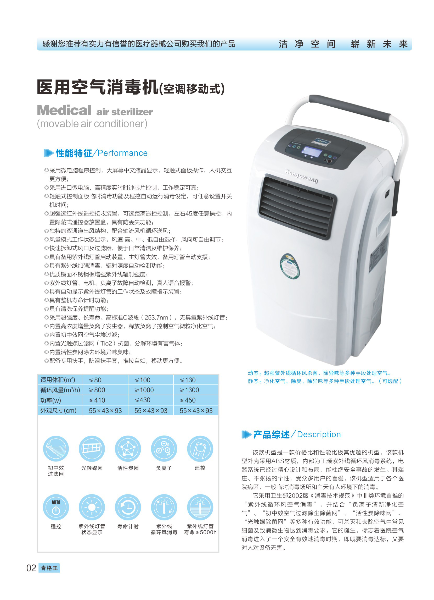 等离子空气消毒机医用空气消毒机