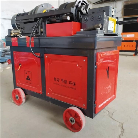 钢筋连接套筒滚丝机江西九江钢筋直螺纹剥肋钢筋套丝机