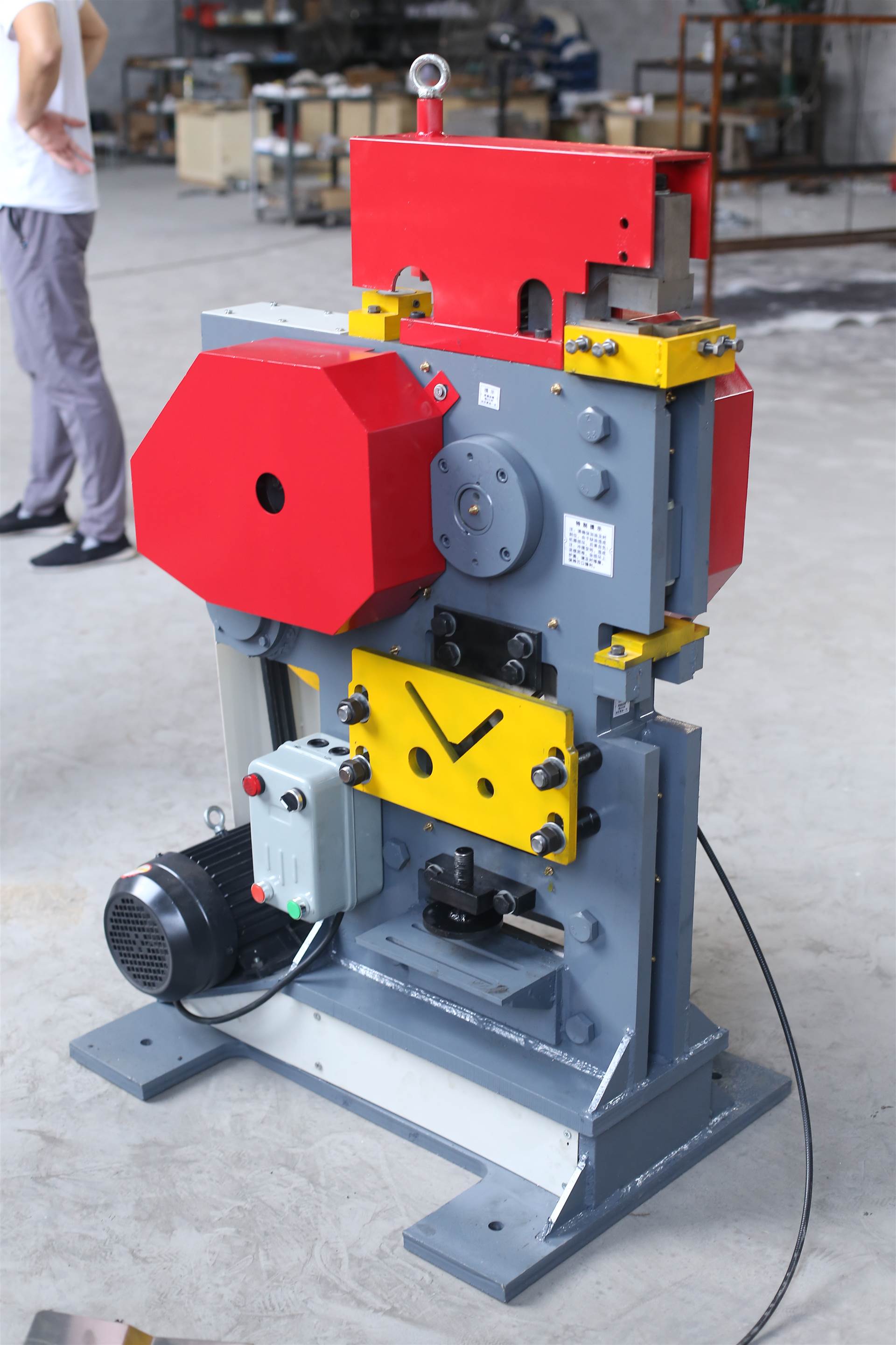 多功能剪切机联合液压冲剪机角铁冲剪机材质好