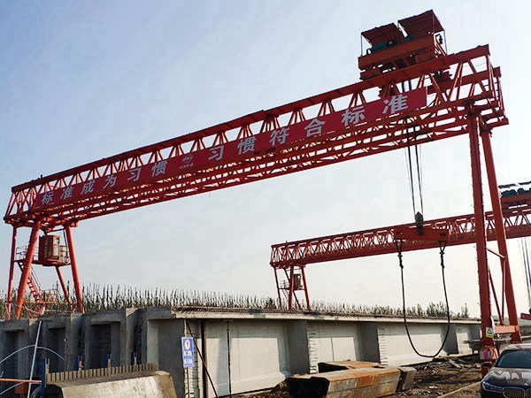 云南玉溪龙门吊厂家50吨梁场龙门吊