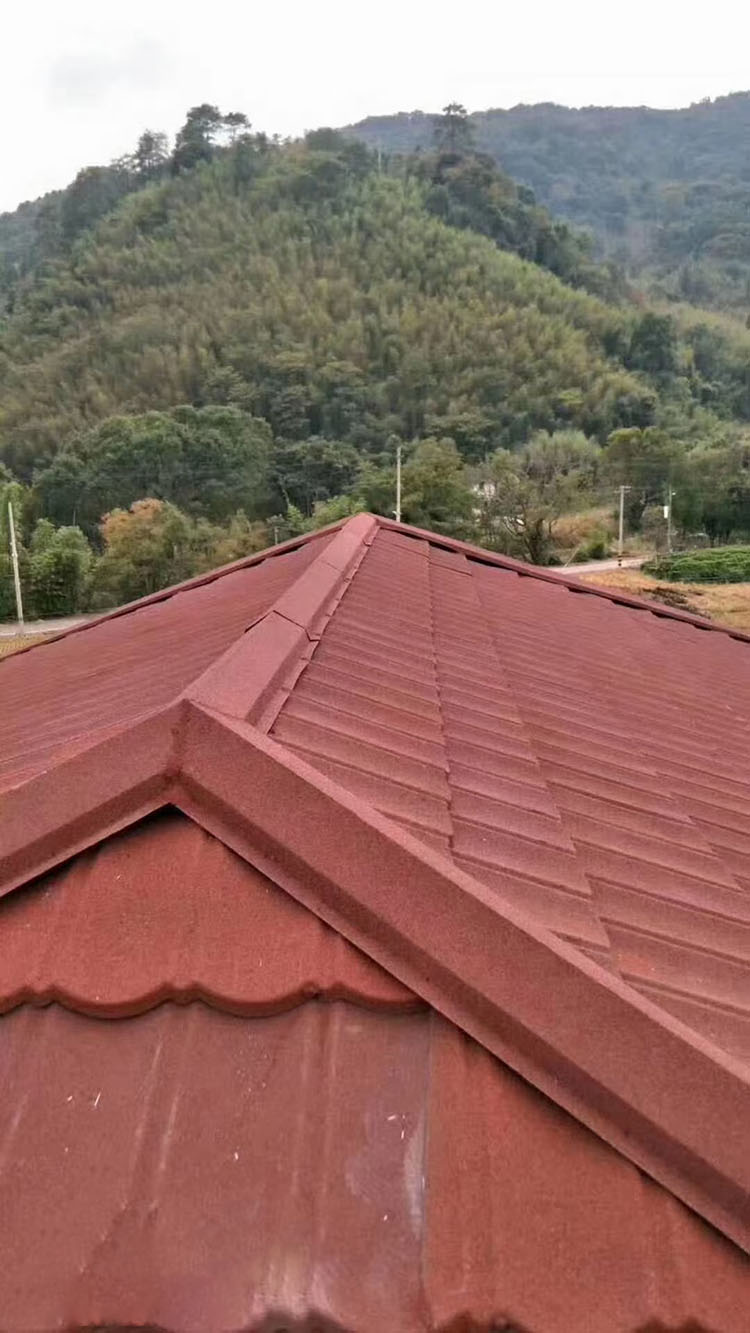 迪庆德钦彩石金属瓦批发价格云南恒筹