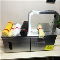 小型自动蔬菜水果捆扎机 台式 PP带佛香纸币自动束带机