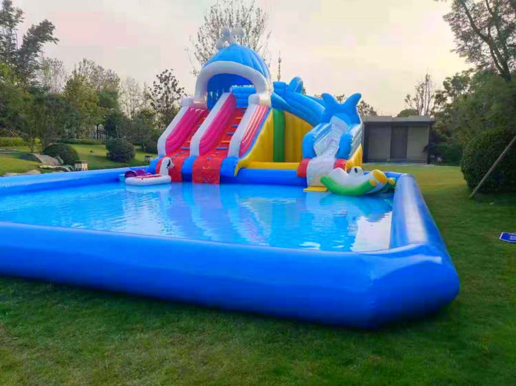 充气水池室外充气pvc游泳池