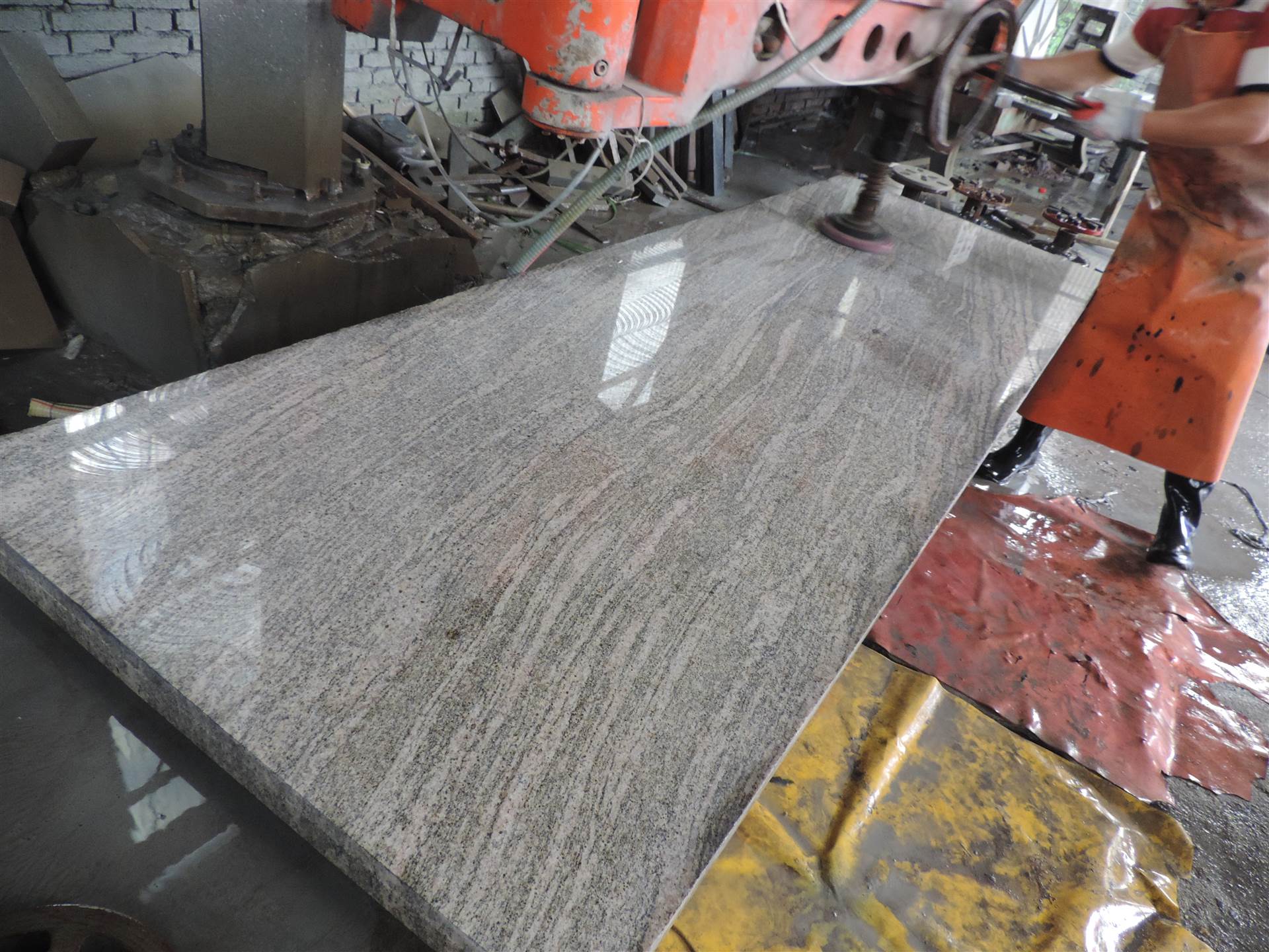 厂家批发大漠流金石材大漠流金火烧水洗面大漠流金荒料