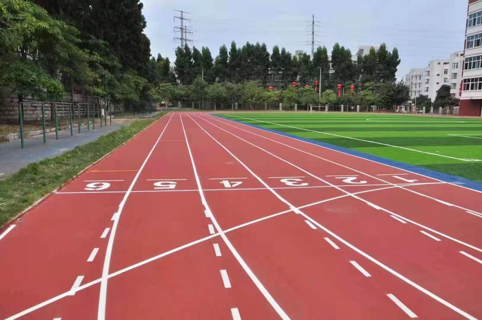 体育场塑胶跑道 塑胶球场 学校塑胶跑道 塑胶跑道厂家 塑胶跑道操场