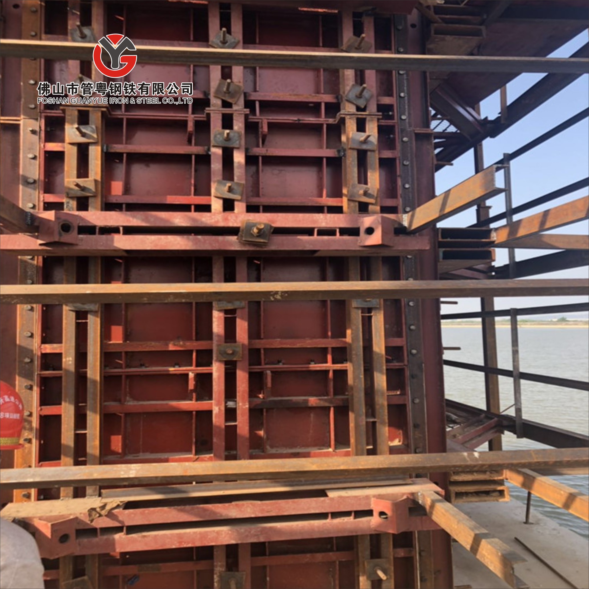 阳江方柱钢模板护坡梁钢模板来图加工