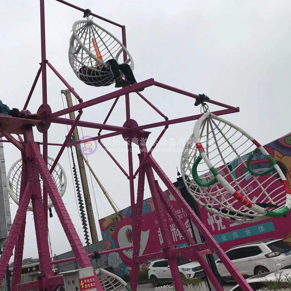户外景区 农庄游乐设备 网红旋转秋千设备8人转转乐