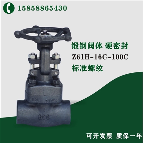 锻钢阀门 温州阀门 锻钢内螺纹闸阀 Z11H-16C DN40