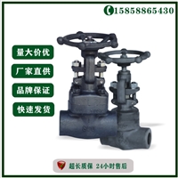 瓯北阀门 锻钢承插焊闸阀 Z61H DN25 锻钢阀 A105材质 手动闸阀