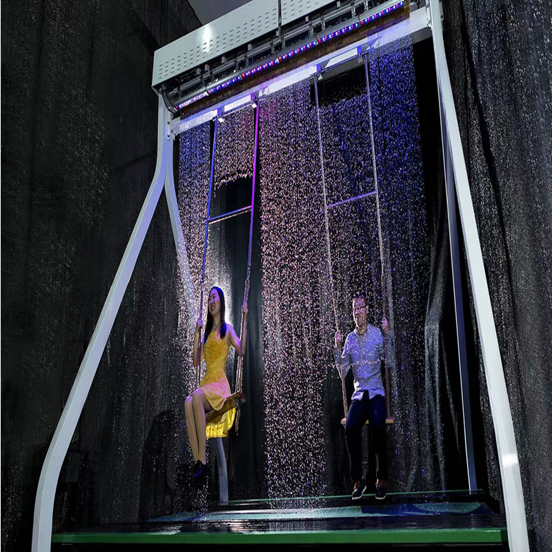 水幕秋千网红互动不湿身秋千