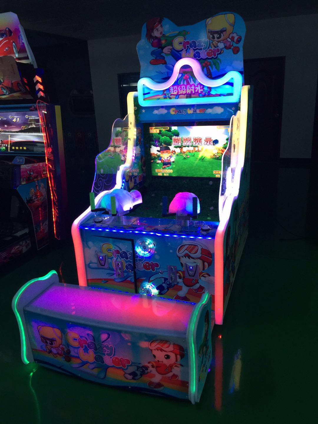 儿童射水机游戏机新款亲子互动类射水游戏机