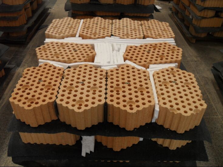 耐火材料厂家 热风炉用七孔格子砖 耐火格子砖 郑州科瑞宇洋生产