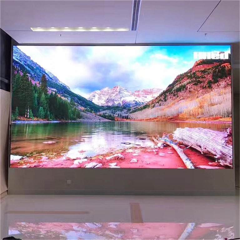 酒楼p2全彩电子屏 18平方室内显示屏 高清p2led大屏幕电子屏