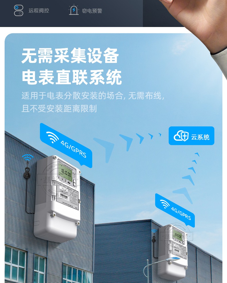 工业用4G抄表电表 百富DTZY532-Z三相智能电表 送预付费系统