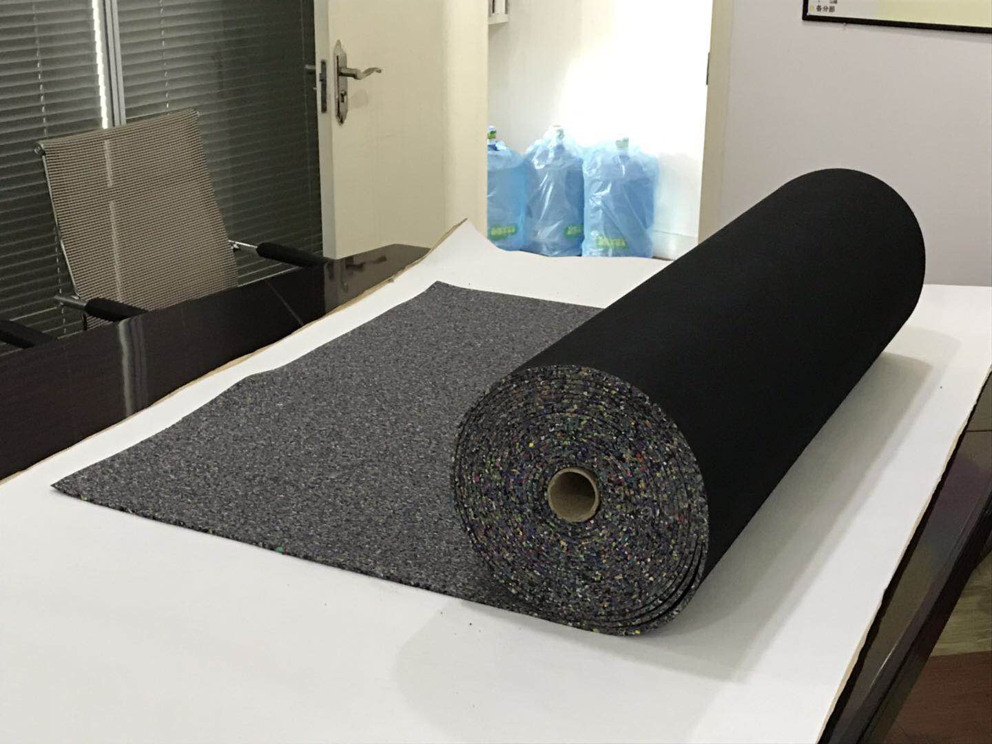 若圣曼橡胶隔音垫厂家 酒店学校住宅楼层专用 建筑浮筑楼板隔声减振