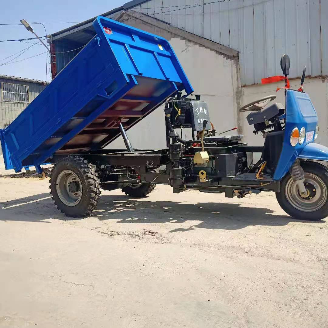 建筑工程工地三轮车农用三蹦子18马力三轮车