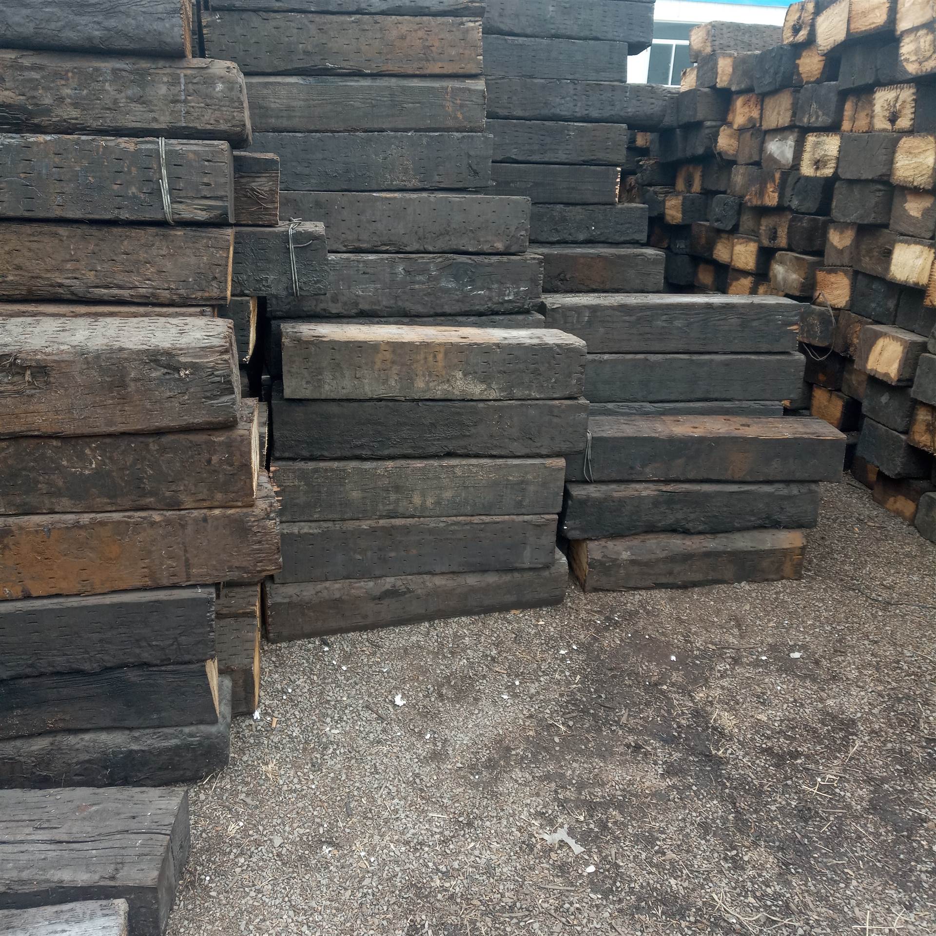 吊车枕木 轨道垫木 油浸枕木