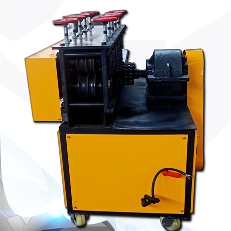 蔬菜大棚25钢管直管机晟世鼎铭电动小型大棚钢管调直机