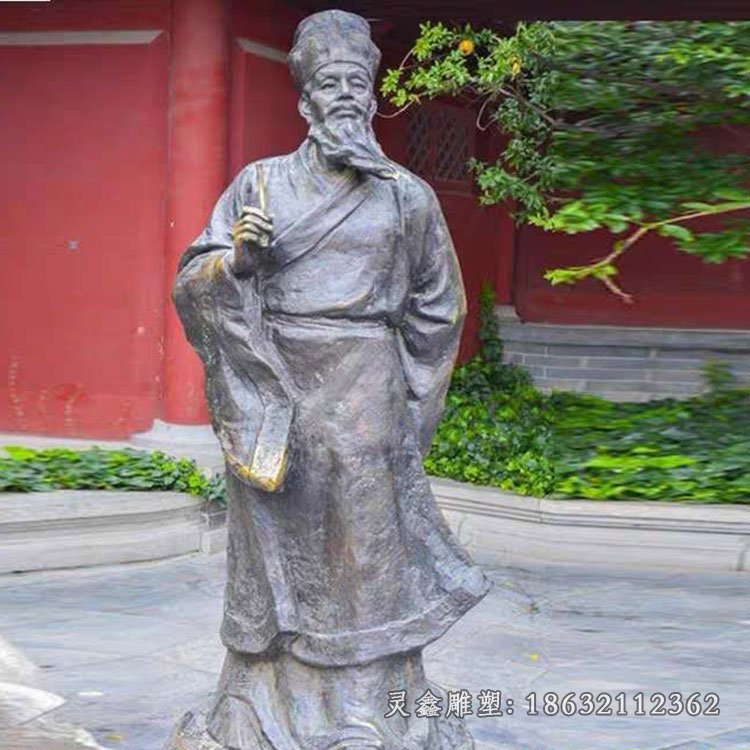 苏轼人物校园铜雕