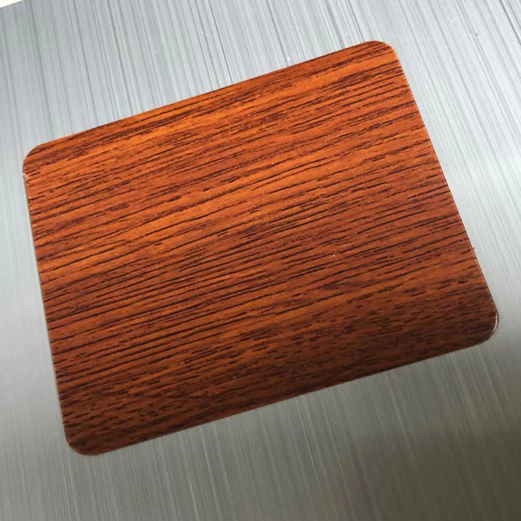 佛山彩色不锈钢板 转印木纹不锈钢板 201木纹不锈钢板 304木纹不锈钢