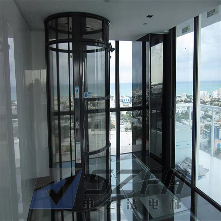 圆形别墅电梯家用小型别墅电梯服务商申之法您的臻至之选