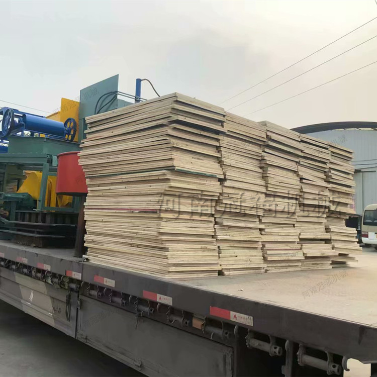 路面砖机托板六角空心砌块砖机木托板冠福可定制尺寸加厚木托板