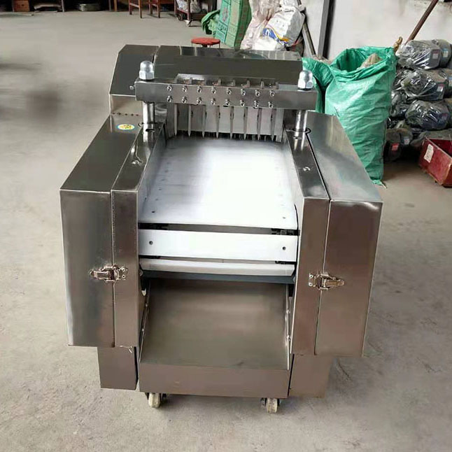 喜旺机械 鸡肉自动切块机 剁鸡块机厂家