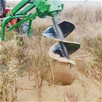 加厚材质拖拉机悬挂式挖坑机 植树种植机 破冰机 挖洞挖穴机