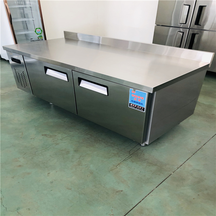 食堂冷藏保鲜工作台直冷保鲜工作台不锈钢保鲜工作台价格