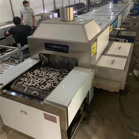 钢管内外壁清洗机 通过式五金管件除油清洗线