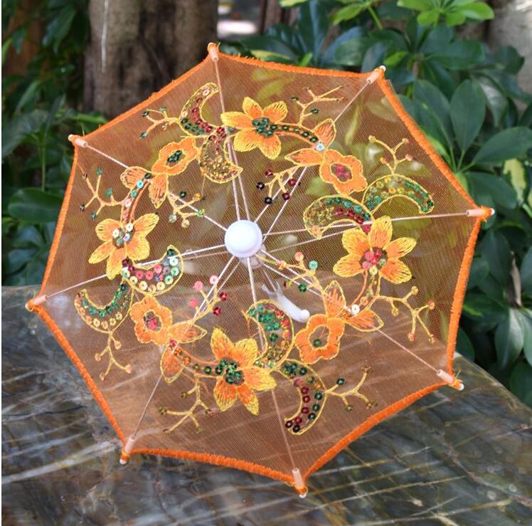 批发儿童绣花伞蕾丝工艺伞舞蹈装饰伞景区纪念品