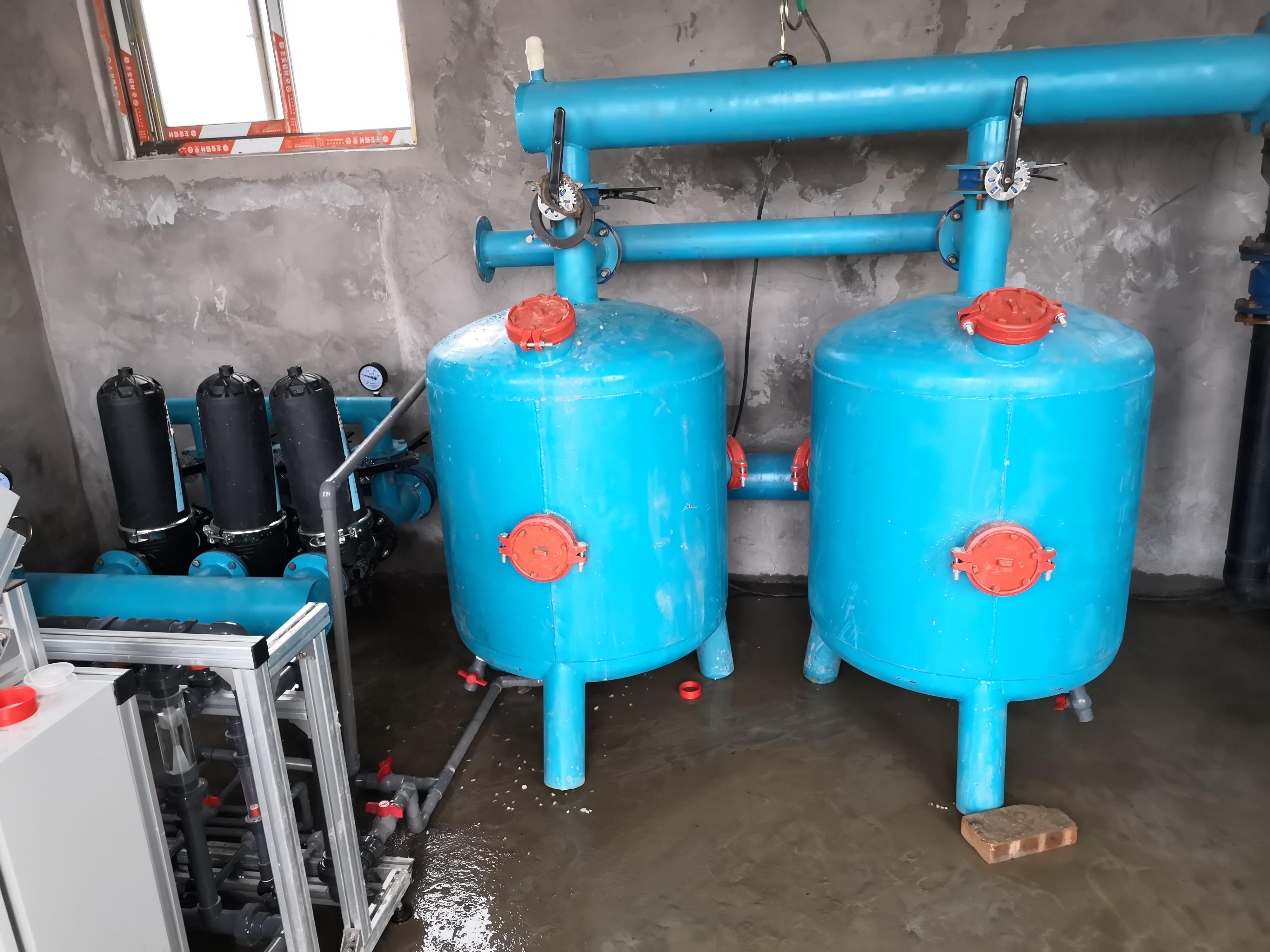 全自动反冲洗砂石过滤器安装指南