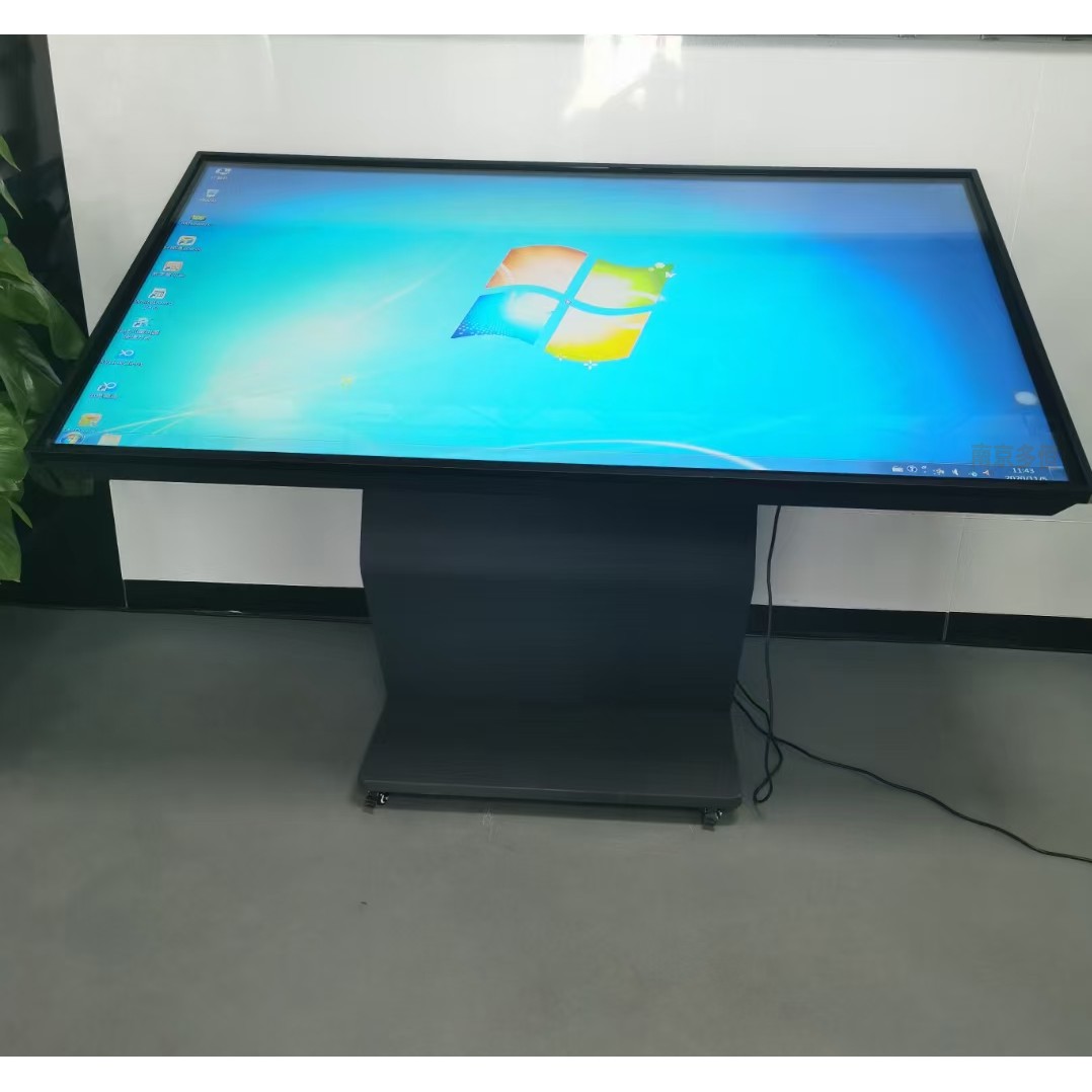 南京多恒65寸斜面触摸一体机卧式触摸一体机触摸屏广告机