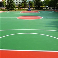 天津北辰区硅PU运动篮球场地面施工