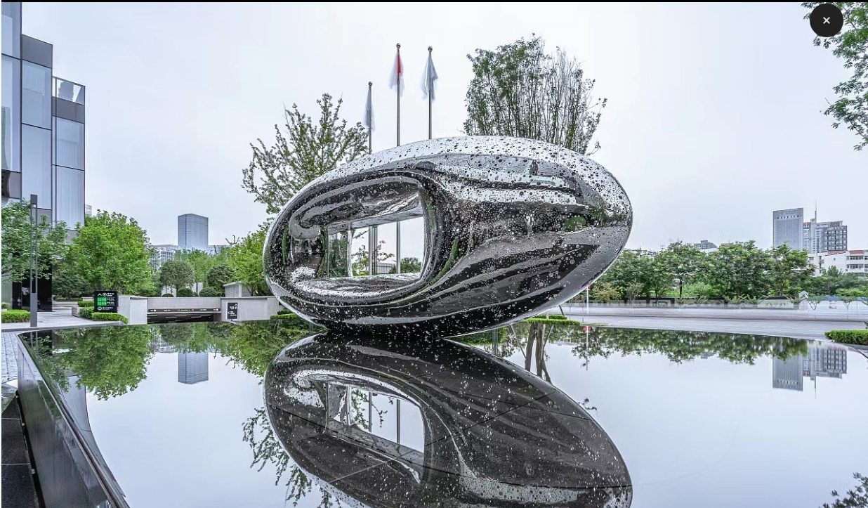 热门景观金属雕塑小品 公园绿植不锈钢动物雕塑摆件厂家