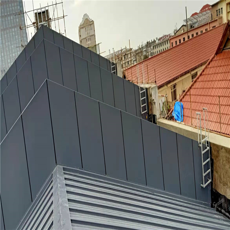 烟台铝镁锰板压型厂家直营yx65-430铝镁锰屋面板氟碳漆