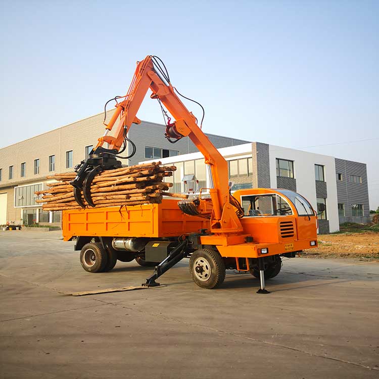自制底盘抓木机小型四不像抓木机定制精达可预付定金