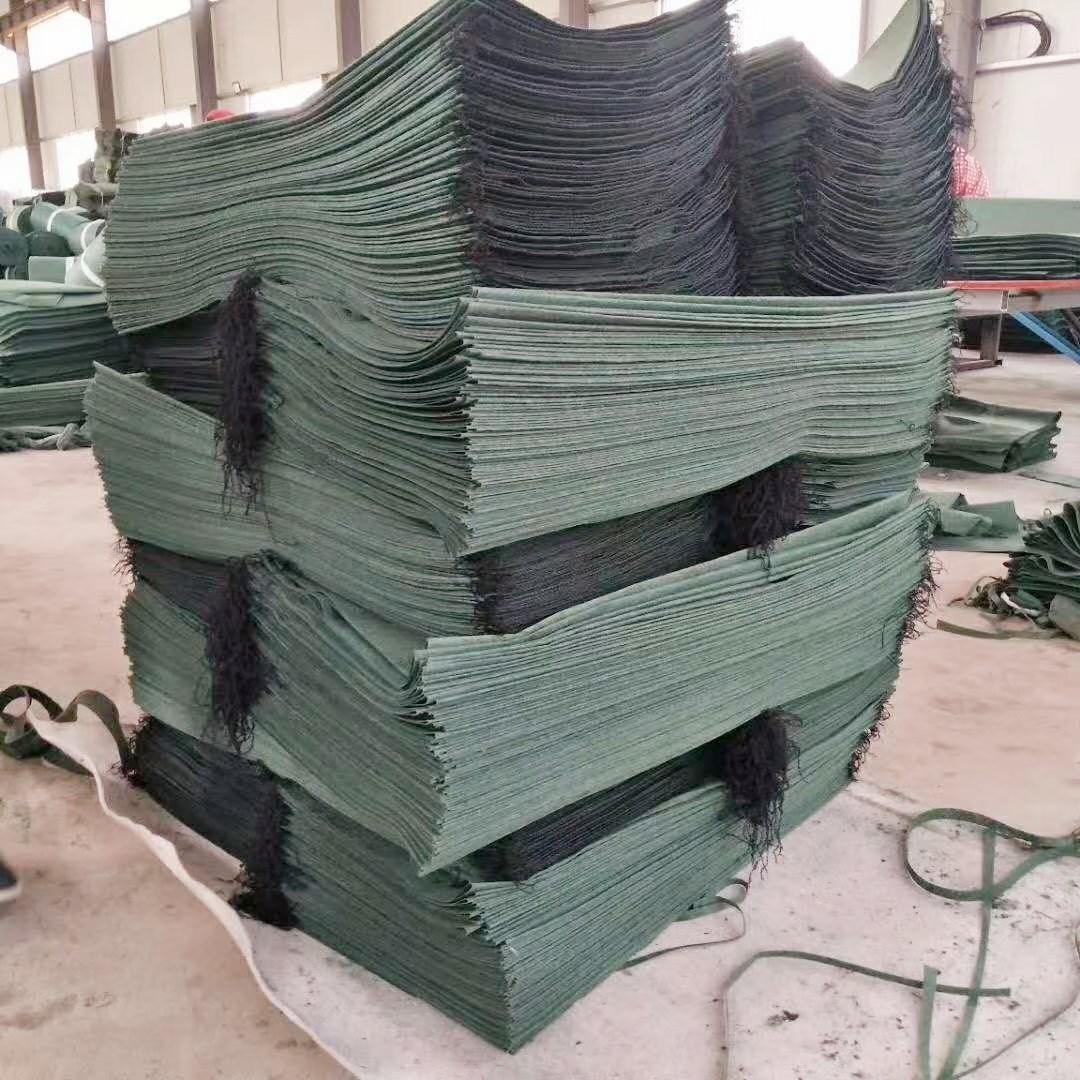 内蒙古生态袋产地货源绿色pp4080无纺布土工袋可定制