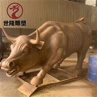 铸铜牛来图制作 华尔街牛世隆制作 广场纯铜雕塑