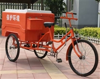 人力三轮保洁车定做，北京批发人力三轮垃圾车企业